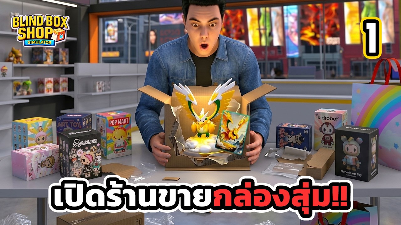 เปิดร้านกล่องสุ่มตามล่าตัวซีเคร็ตหายาก!!🎁Blind Box Shop Simulator ไทย - EP.1