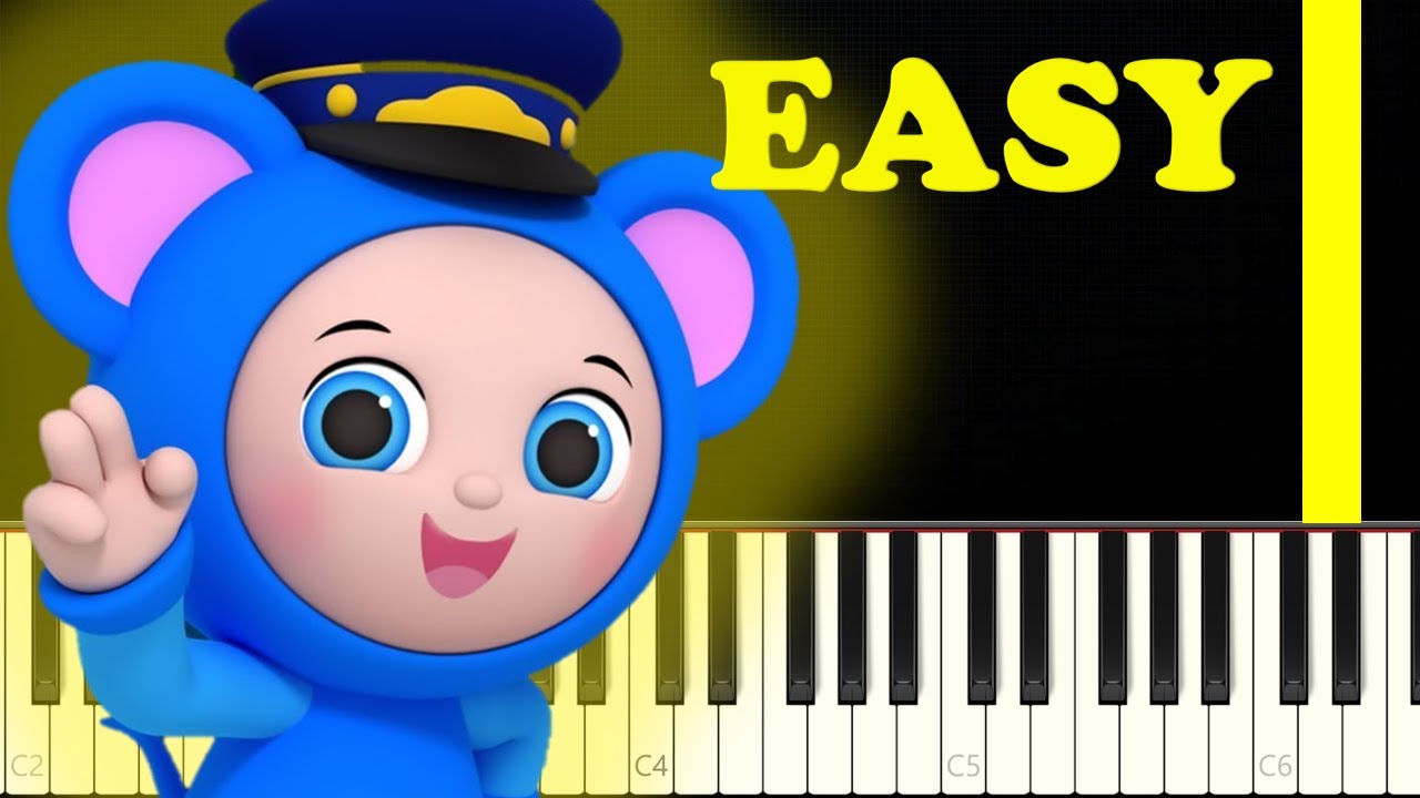 🎹 Mother Goose Club – Freight Train | Piano Tutorial 🚂