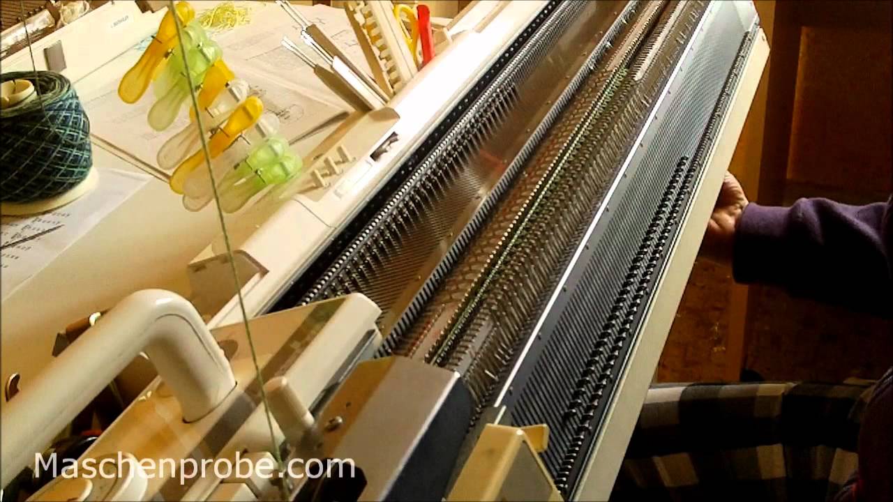 Strickmaschine: Socken - Maschenanschlag und Bündchen