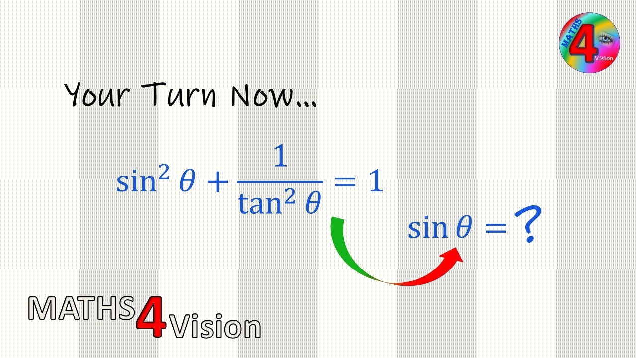 M4Vision | Solve a Nice Trigonometry Equation - Sin θ | A2Z Trigonometry