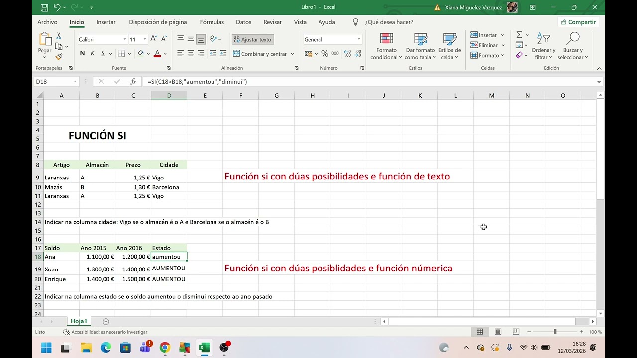 Función SI. Parte I