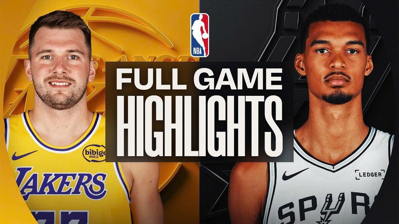 Los Angeles Lakers Vs San Antonio Spurs Full Game Highlights - February 10,2026 | NBA