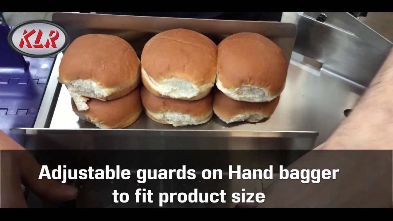 Hamburger Buns Packaging Equipment (Manual) - Sub buns, hot-dogs, bagel, kaiser.