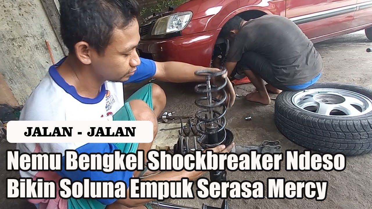 BENGKEL NDESO, Sulap Shockbreaker Soluna Jadi Empuk Serasa Mercy