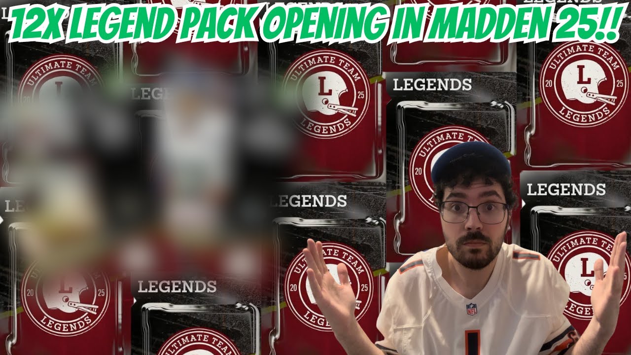 12X LEGEND PACK OPENING IN MADDEN 25 & I GOT THIS....