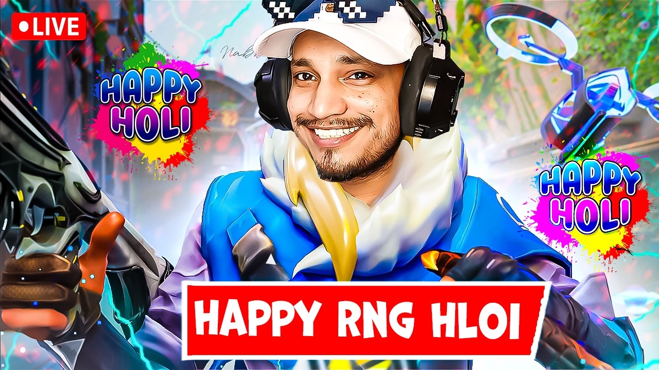 🔴RANK OR RANG DONO LAAL HAI LAAL Radiant Grind Happy Holi |VALORANT LIVE #valorantindia