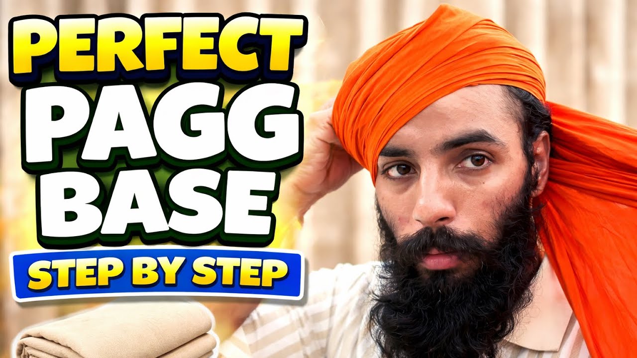 Best Pagg Base for Parna | Simple Punjabi Turban Base Guide