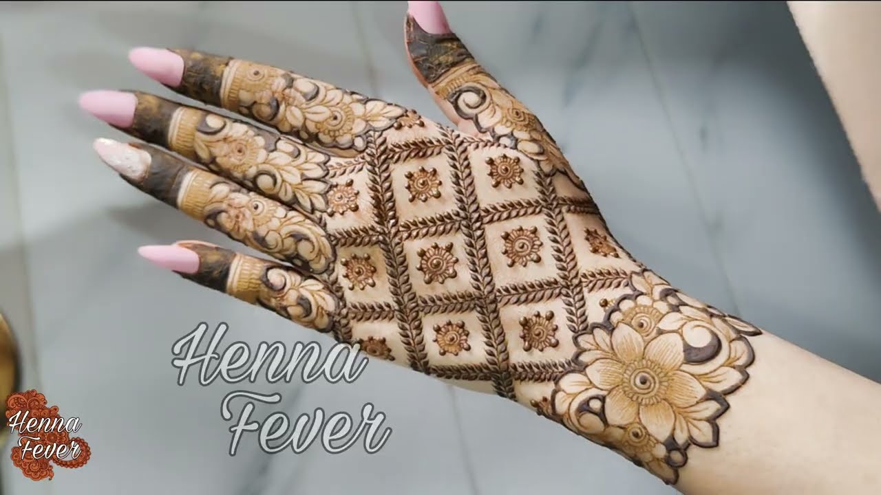 Beautiful Trending Floral Mehndi Design for 2025 | Step by Step Tutorial | Henna Fever