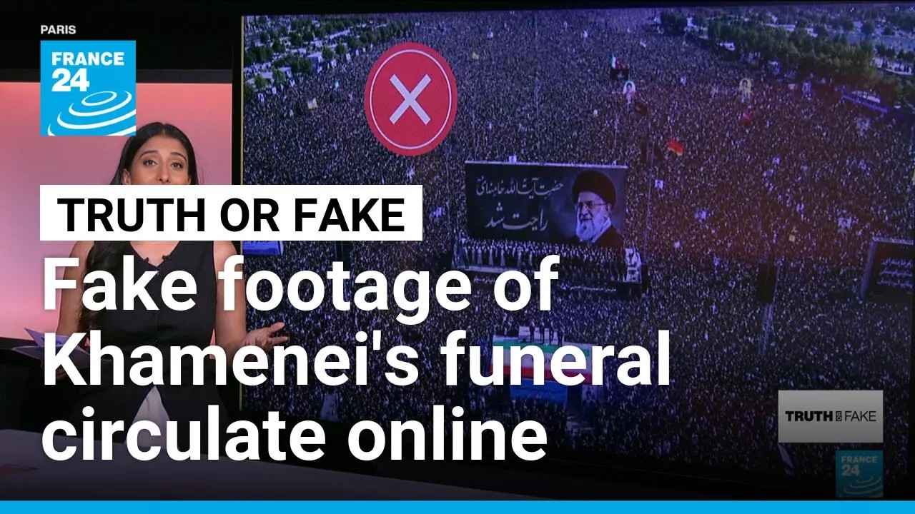 Viral AI fakes flood social media as Iran mourns Khamenei &bull; FRANCE 24 English