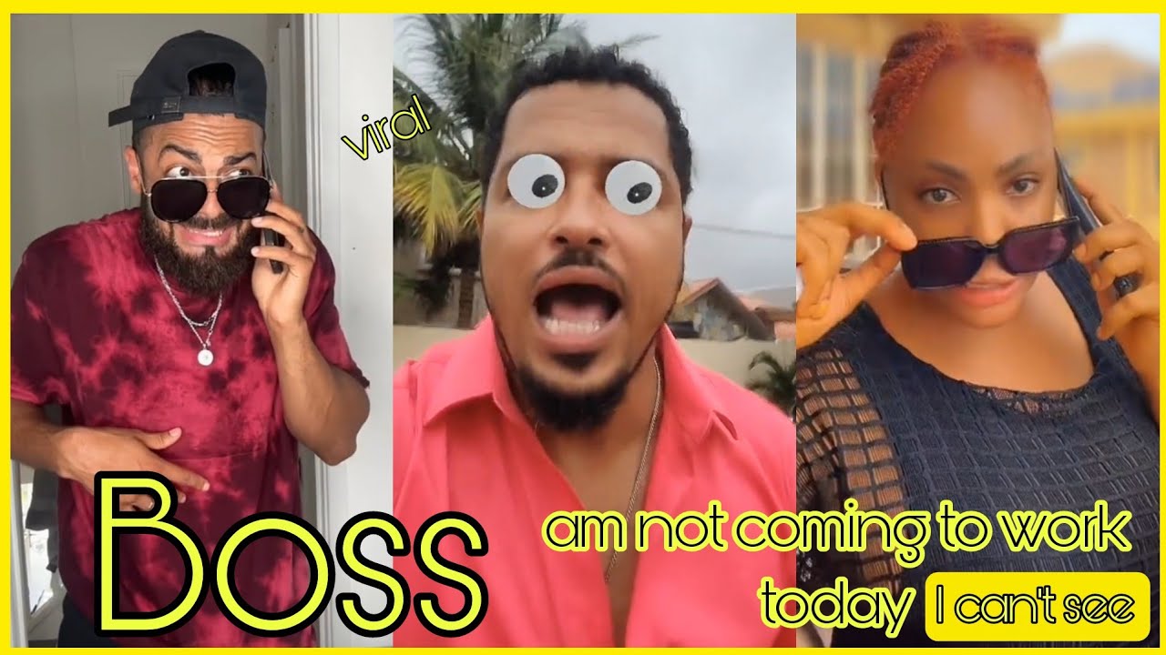 Boss am not coming to work today tiktok trending challenge//holiday viral trend😂😍lazy bastard
