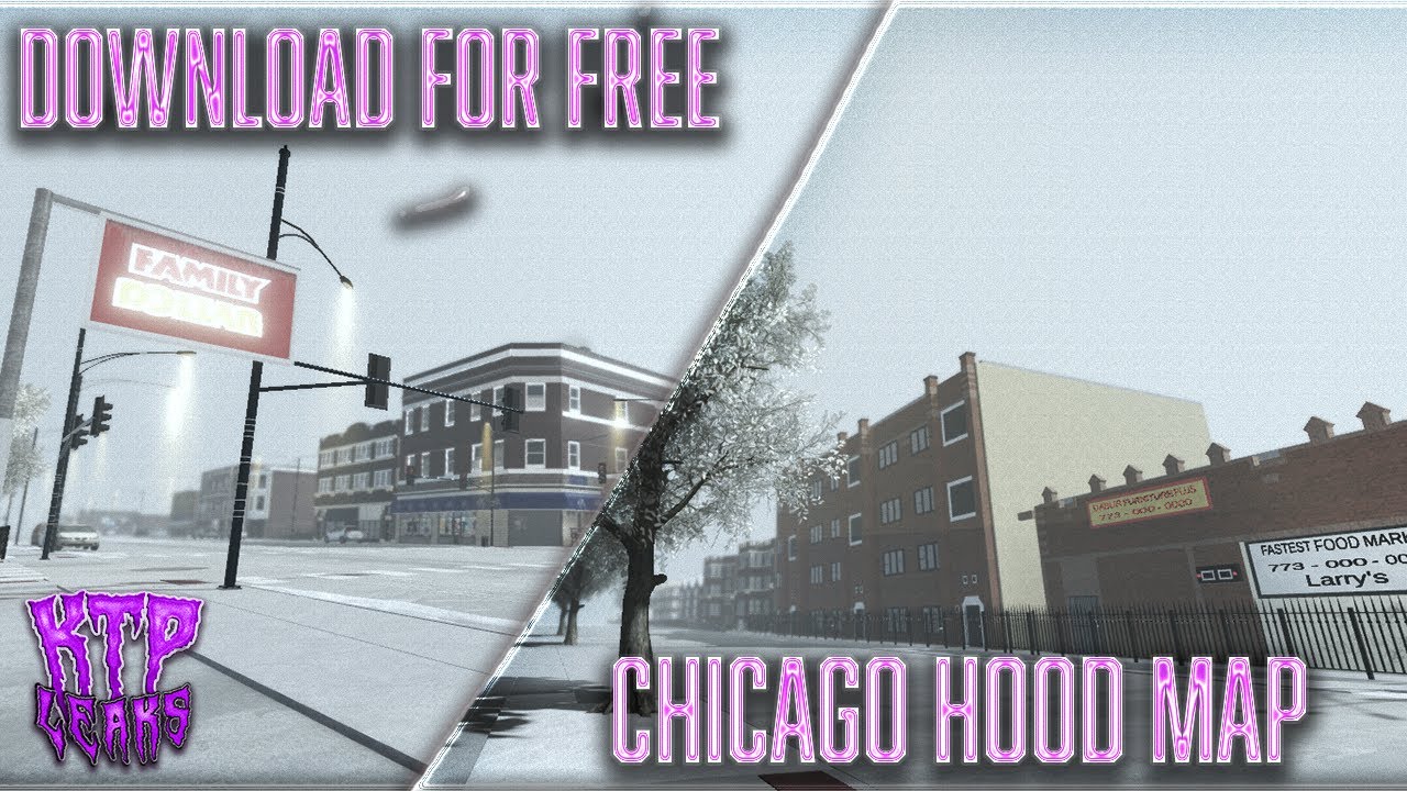 FREE | Advanced Chicago Hood Map (Roblox Studio)