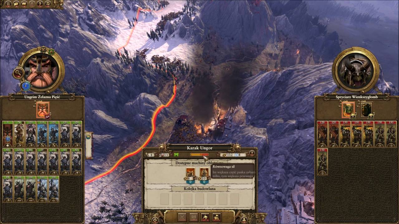 Zagrajmy w Total War Warhammer (Krasnoludy - Karak Kadrim) part 2