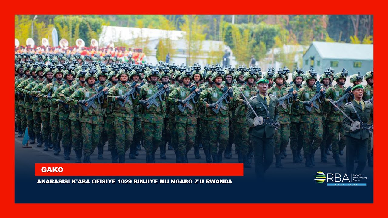 Akarasisi k'aba Ofisiye 1029 binjiye mu Ngabo z'u Rwanda | Gako, 3 Ukwakira 2025
