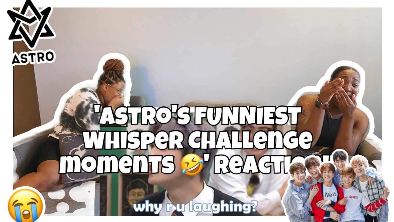 ASTROS FUNNIEST WHISPER CHALLENGE MOMENTS REACTION!!!!!!🤣😂😂🤭 🩵