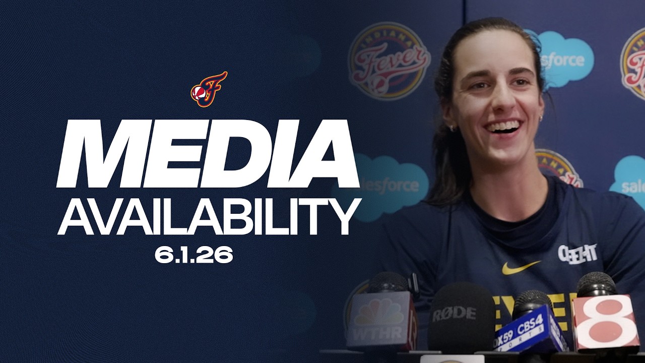 Caitlin Clark & Head Coach Stephanie White | Practice Media Availability