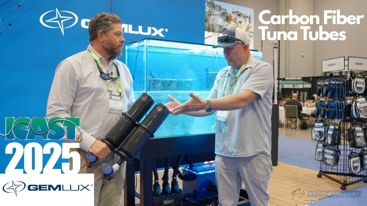 ICAST 2025 - GEMLUX Does It Again! Tuna Tubes, Release Clips & a Lockable Kite Rod!