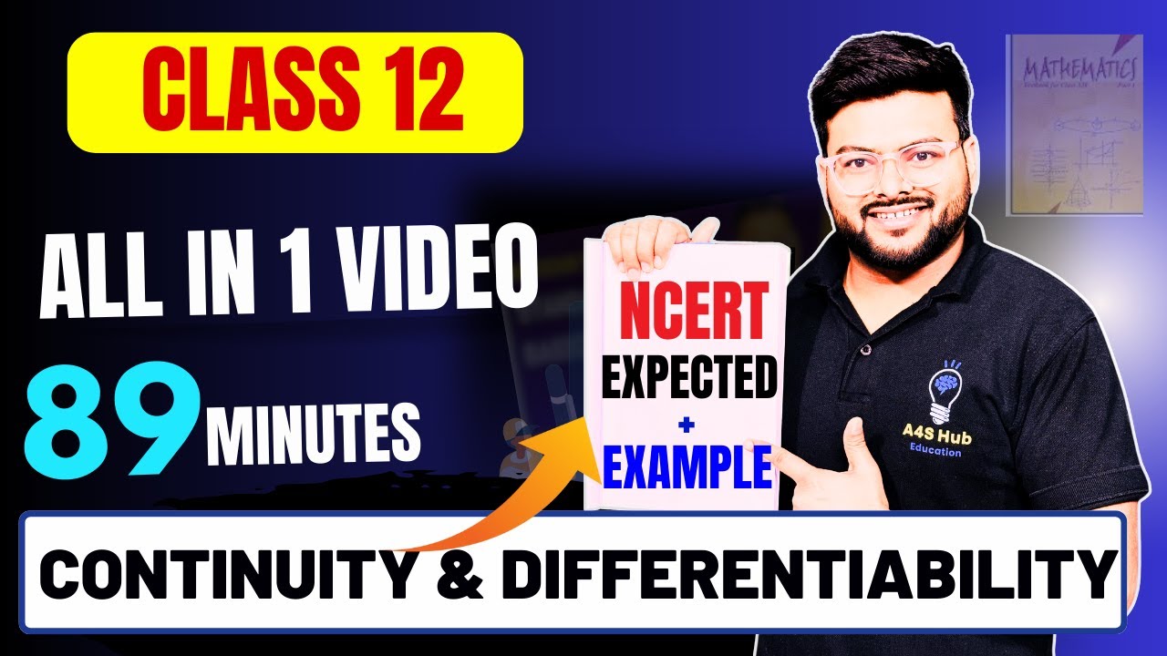 Expected and Repeated Question of Continuity and Differentiability I Class 12 I Expected Questions