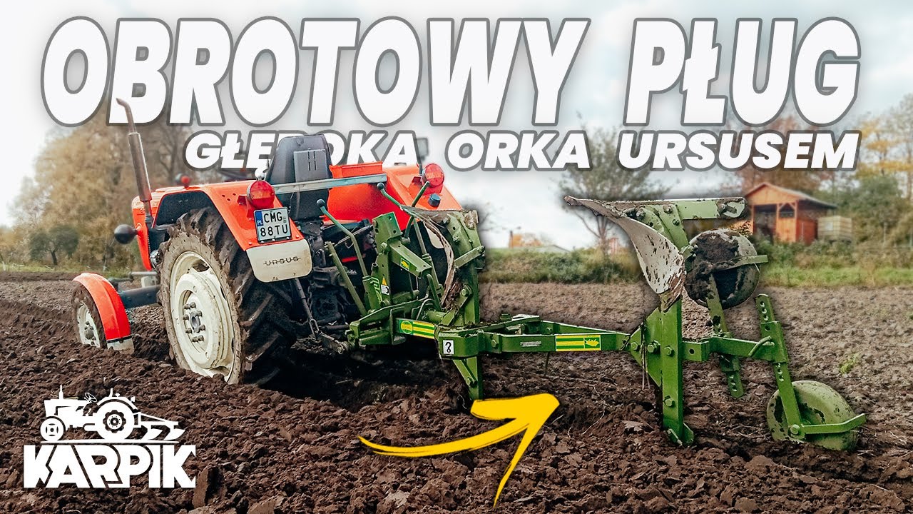 🔥Ursus C-330 VS Pług obrotowy🔥Zimowa orka🔥
