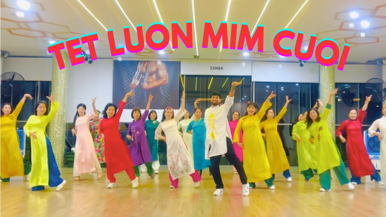 Tết Luôn Mỉm Cười 💃 Zumba Dance Fitness | #tet #zumba 