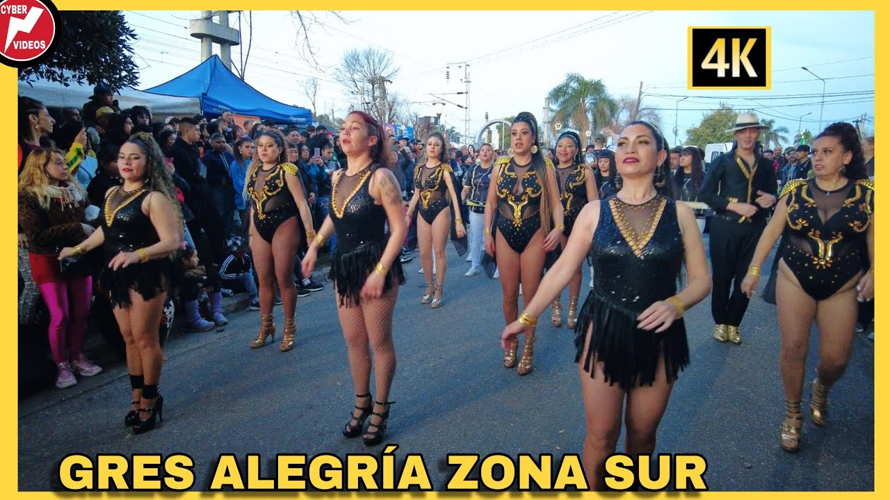 PASISTAS GRES ALEGRIA ZONA SUR 🇦🇷 Comparsas Argentinas 4K