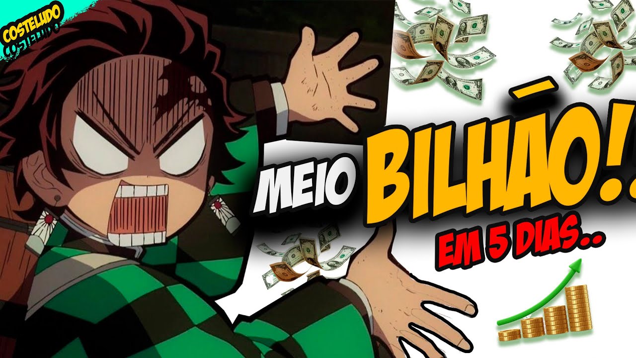 VAI BATER BILHÃO! DEMON SLAYER CASTELO INFINITO É SUCESSO !!!