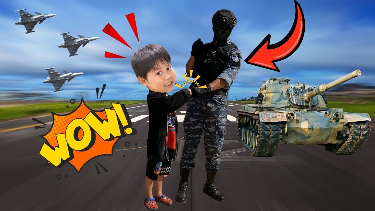 บุกฐานทัพ! ขับรถถังวันเด็ก2569 | น้องเลเจ๊น