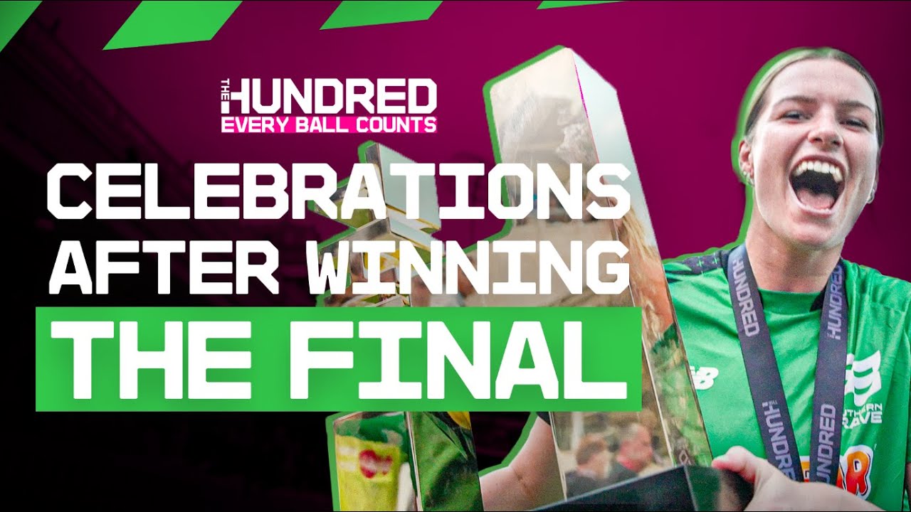 Celebrate winning The Hundred with Lauren Bell, Danni Wyatt and Smriti Mandhana! Every Ball Counts