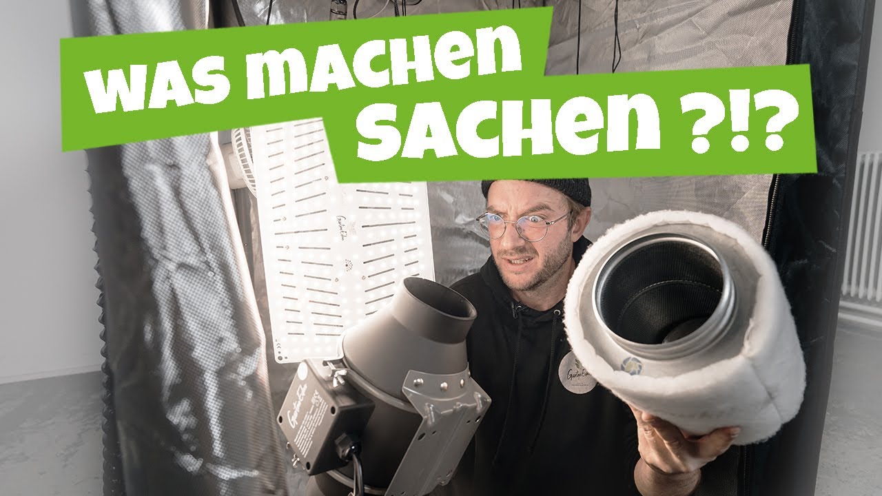 Aufbauanleitung für dein Growset 🌱 für Anfänger | Von der Abluft bis zum Growzelt !