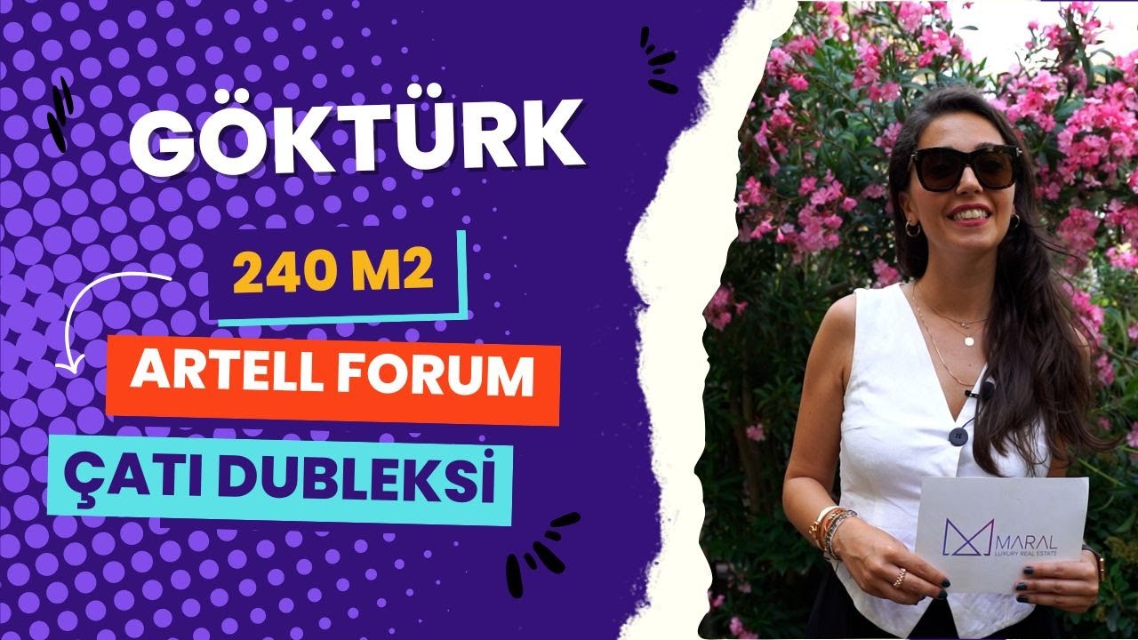 KW Team Maral'dan Göktürk Artell Forum Sitesi'nde 3 Teraslı Çatı Dubleksi