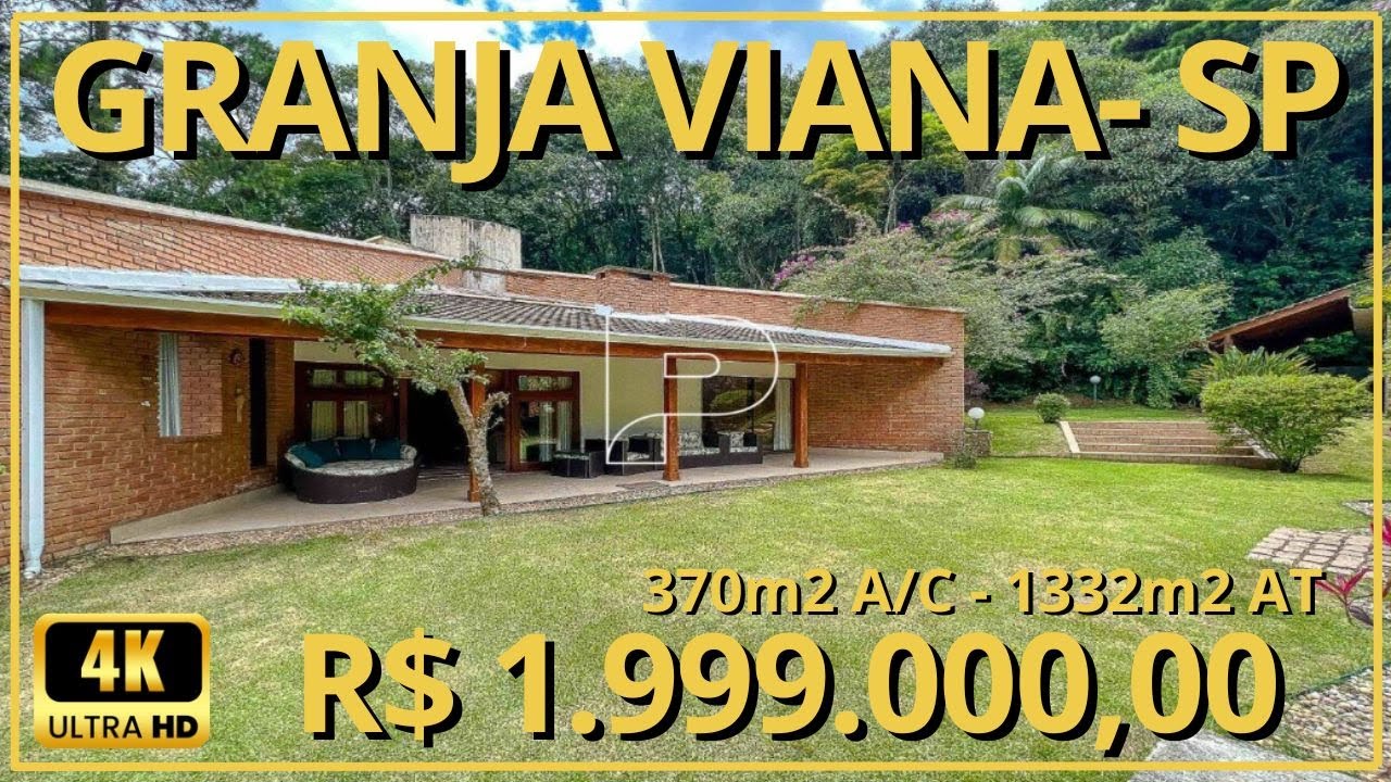 [R$ 1.999.000,00] CASA À VENDA CONDOMÍNIO FOREST HILLS - GRANJA VIANA SP