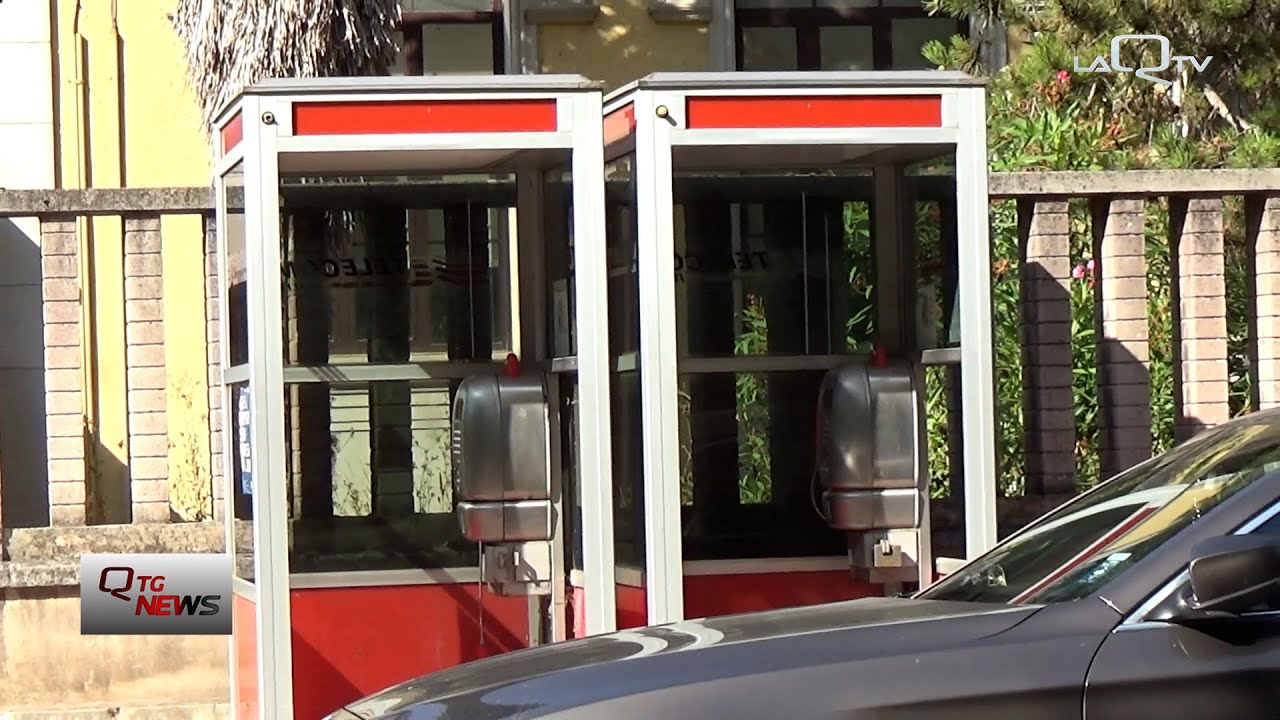 SULMONA (AQ). ADDIO ALLE CABINE TELEFONICHE, FINE DI UN'EPOCA