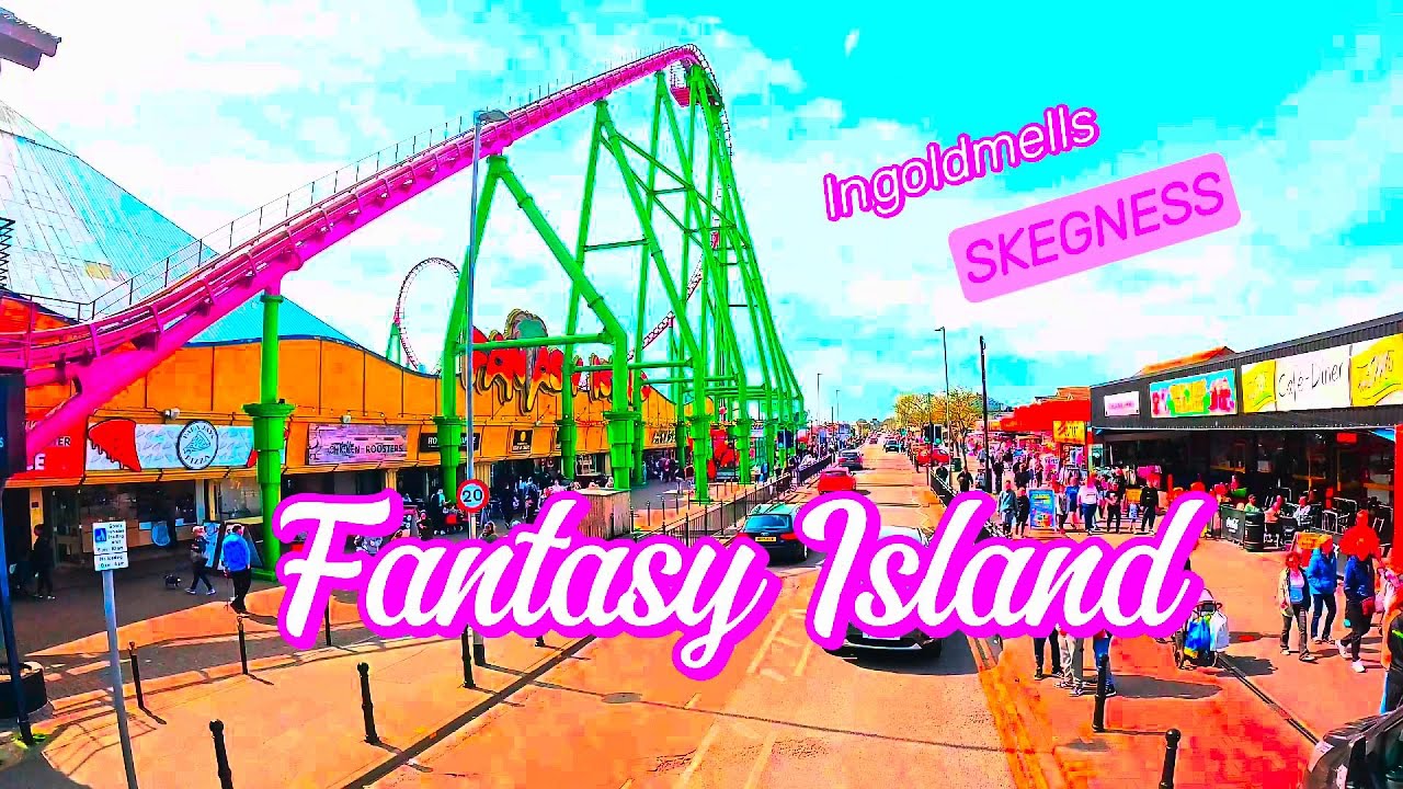 April 2025 Filming at Fantasy Island Theme Park, Ingoldmells, Skegness, UK