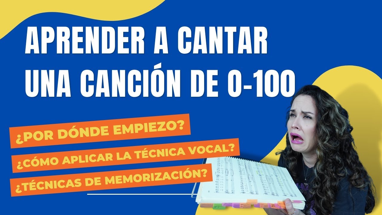 Aprender a Cantar una canción de 0-100 | CURSO DE CANTO GRATIS