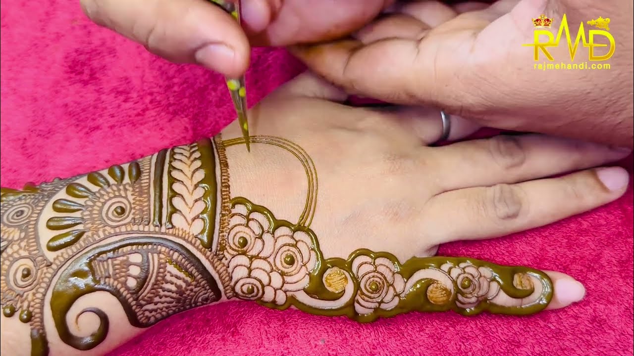 करवाचौथ के लिए बेस्ट मेहँदी डिज़ाइन । Mehndi Design for Hands । मेहँदी सीखें । Mehndi Kaise Lagaye