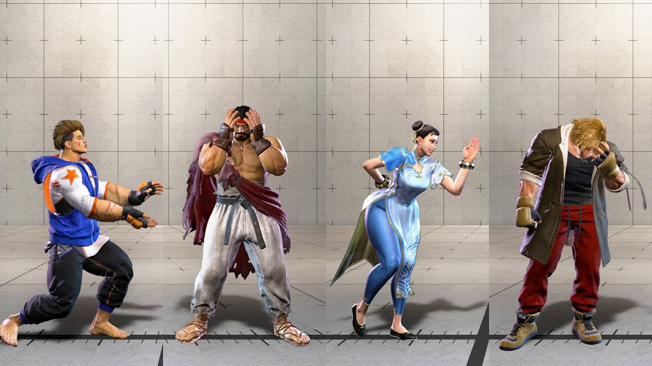 Street Fighter 6 - All Characters Taunts