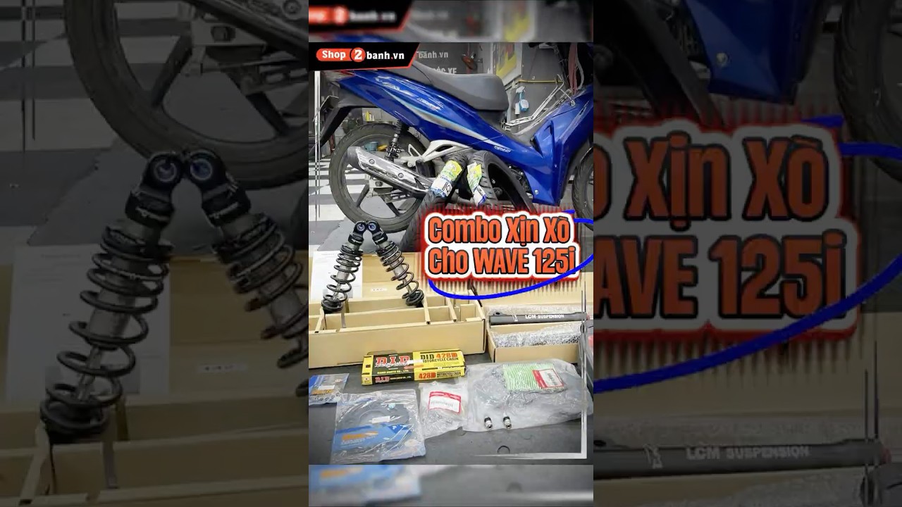 Combo đồ chơi xịn xò cho WAVE 125i 