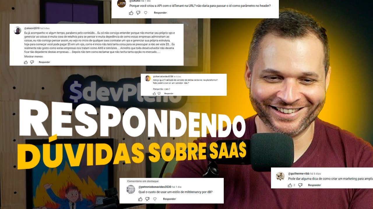 Custos com Multitenant, VPS, ideias de SaaS e cobrança de assinaturas | DevPleno Responde