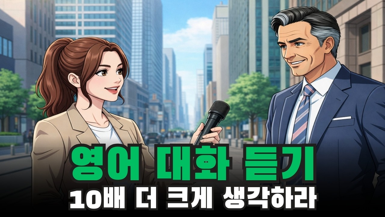 영어 듣기 연습 | 초보자를 위한 영어 대화: 10배 더 크게 생각하라