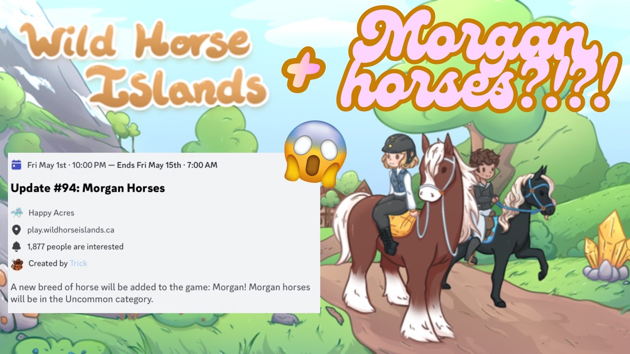 MOGAN HORSES ARE COMING!!! 🐴 😱