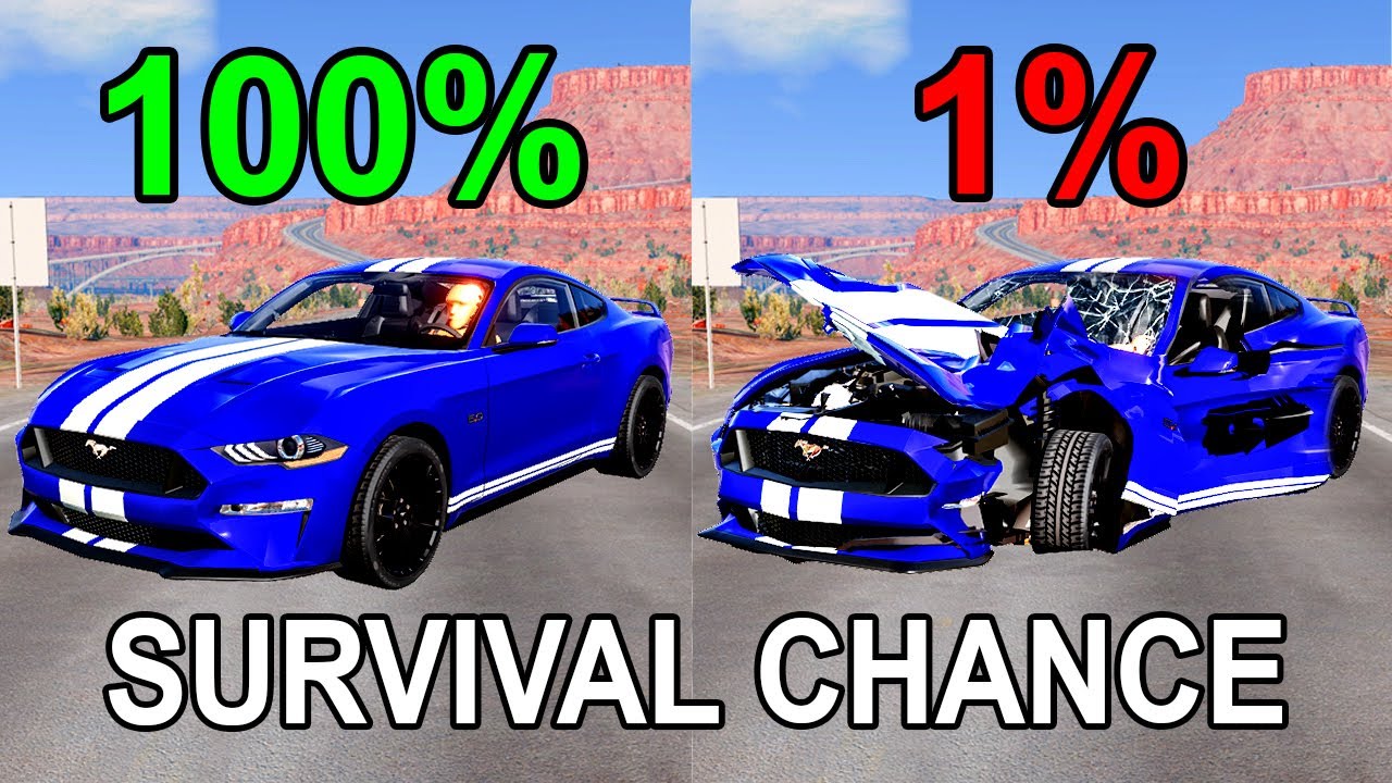 Realistic Survival Chance Crashes #12 | BeamNG.drive
