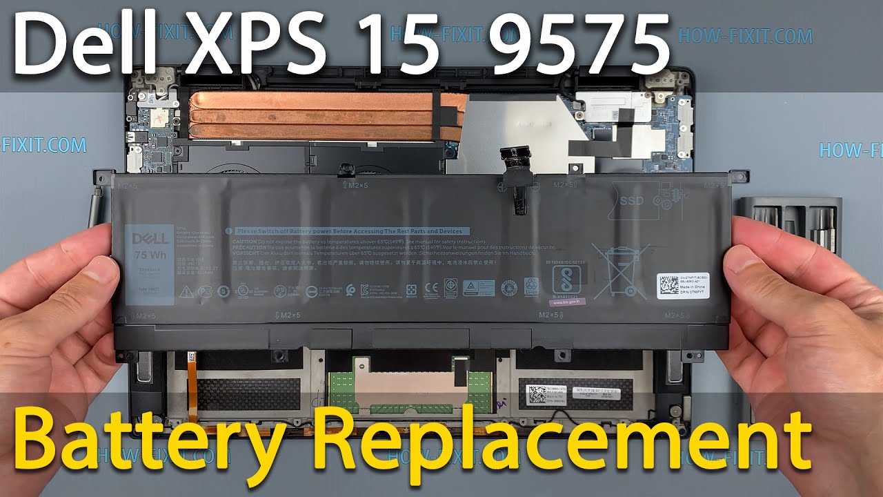 How to Replace Dell XPS 15 9575 Battery – Full DIY Tutorial