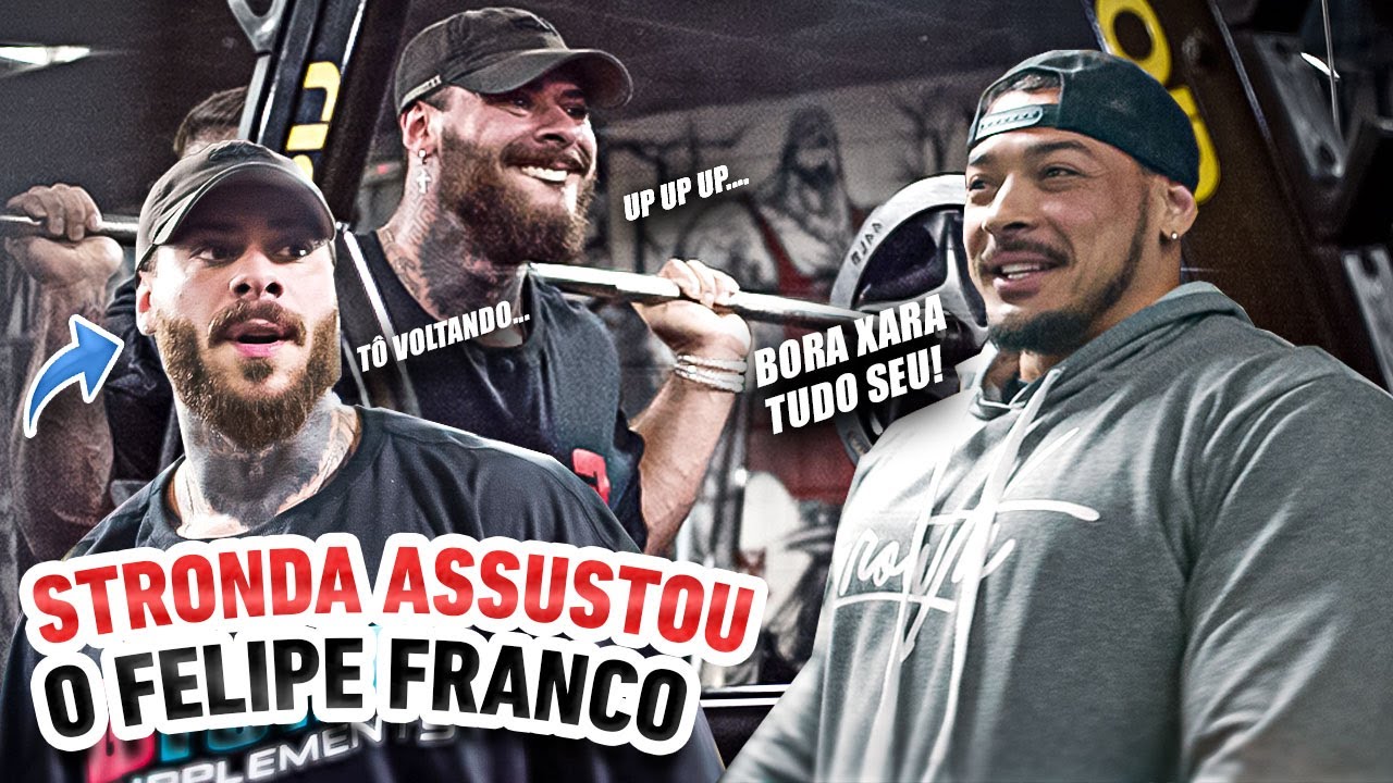 FELIPE FRANCO DESTRUIU O LEO STRONDA NO TREINO DE PERNAS