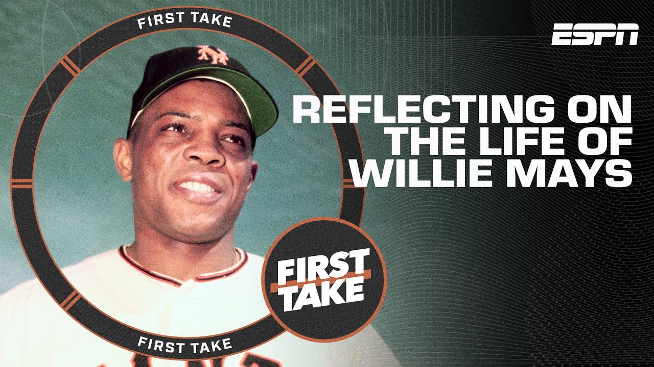 Stephen A. reflects on Willie Mays' importance to the game of baseball | First Take