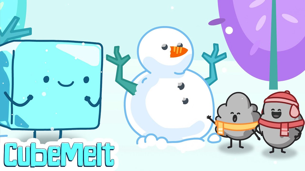 A Very CubeMelt Christmas 🎄The Misadventures of Cubemelt | Cartoons For Kids