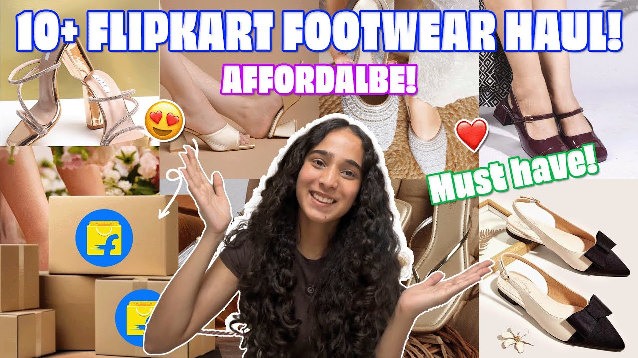 *HUGE* FLIPKART FOOTWEAR HAUL❤️ | HEELS, FLATS🔥 | TRENDY FOOTWEAR😍 | VIRAL FOOTWEAR HAUL🌷