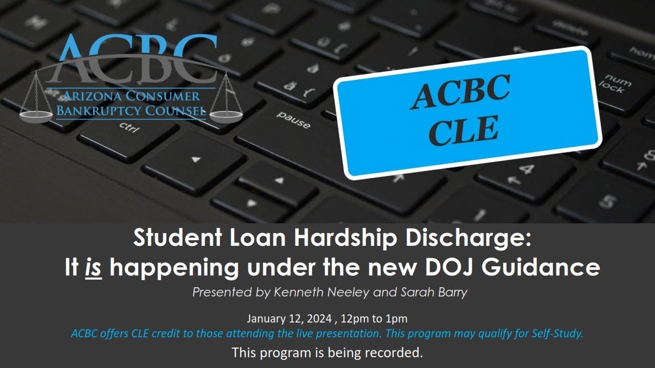 Student Loan Hardship Discharge: It IS happening under the new DOJ Guidance