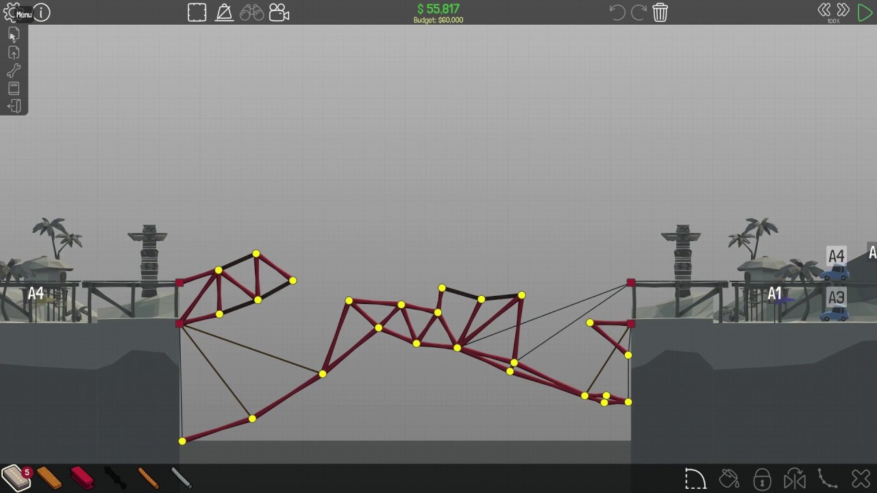 Poly Bridge 3 Solutions [Followship of the jump 7-12]