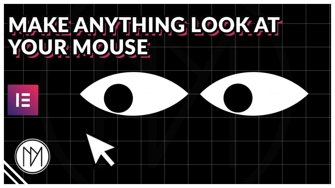 Eye/Object Tracks Mouse - Elementor Flexbox Container Tutorial
