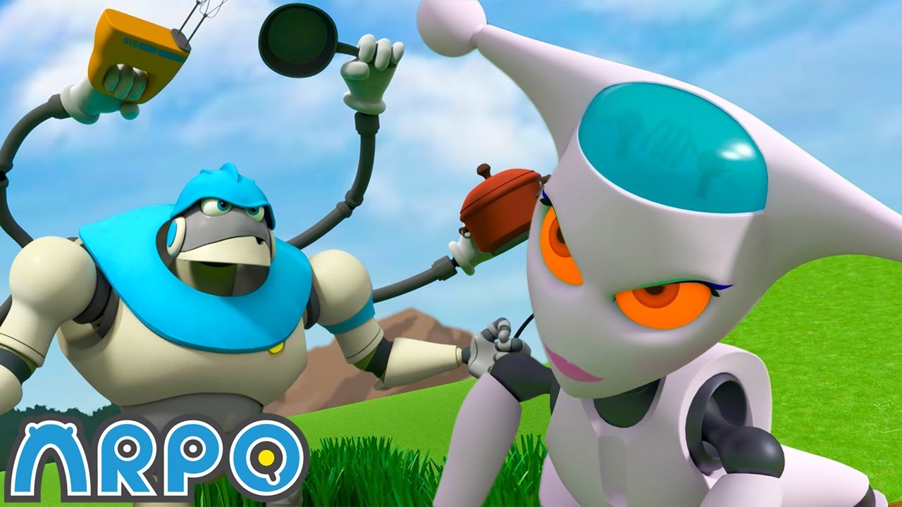 Arpo and Nannybot fight!!! | ARPO the Robot Full Episodes | Cartoon Collection | Funny Kids Cartoons