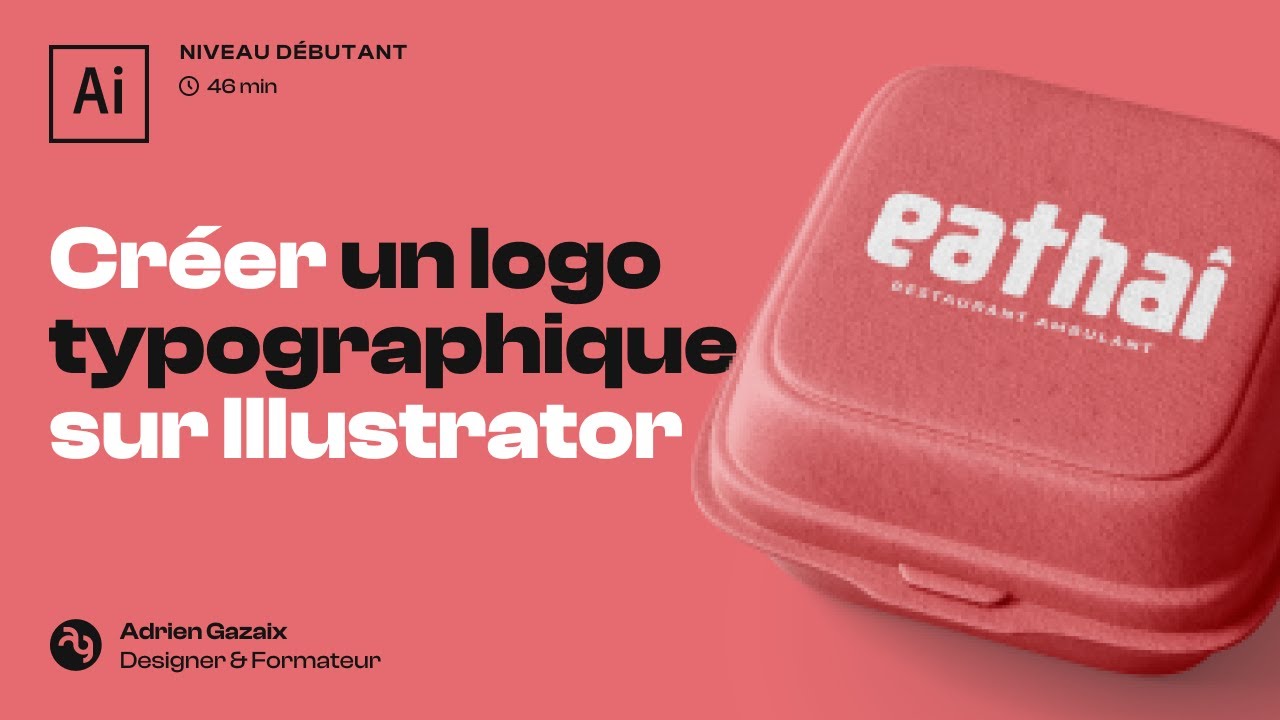 Créer un Logo typographique facilement sur Illustrator (niveau débutant)